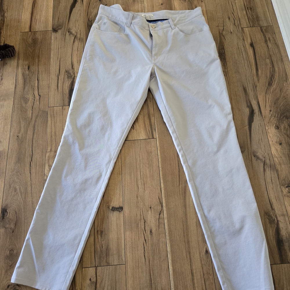 Peter Millar Light Gray Chinos